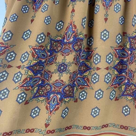 Misa Los Angeles Francesca Off Shoulder Top in Tumeric Floral - Picture 7 of 8